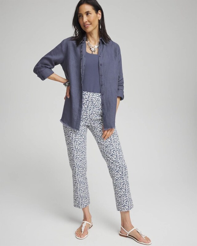 Linen Fringe Shirt - image 2